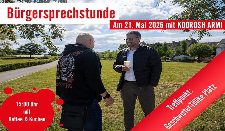 Bürgersprechstunde im Mai
